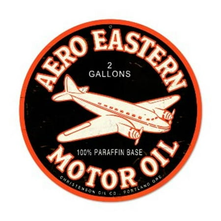 New Aero Eastern Motor Oil Classic Vintage Rustic Metal Advertising Sign PTS195